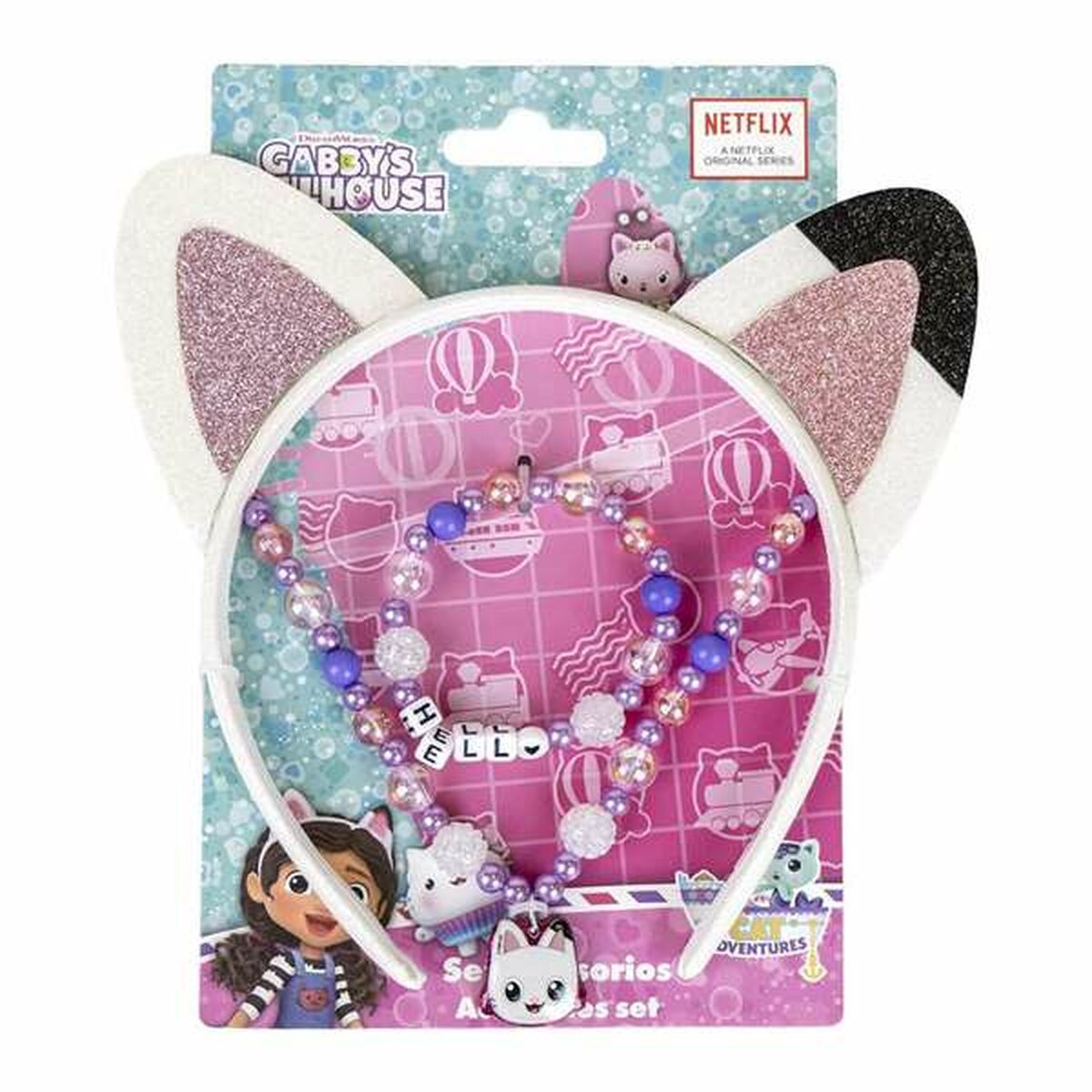 Bijouterisats Gabby's Dollhouse Rosa 3 Delar - 2