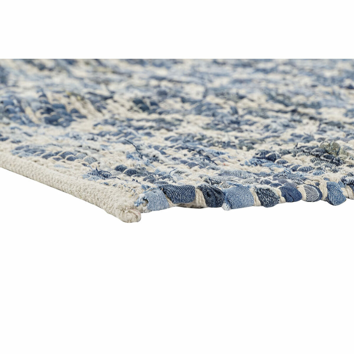 Matta DKD Home Decor Blå Vit (120 x 180 x 1 cm) - 7
