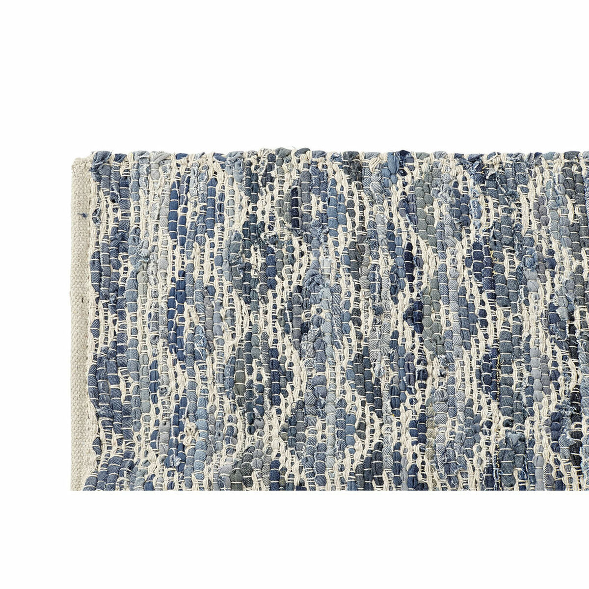 Matta DKD Home Decor Blå Vit (120 x 180 x 1 cm) - 10