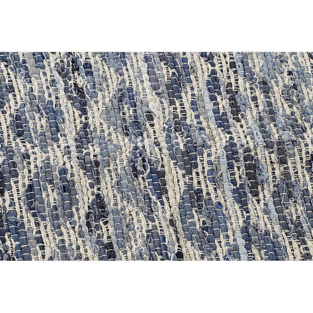 Matta DKD Home Decor Blå Vit (120 x 180 x 1 cm) - 4