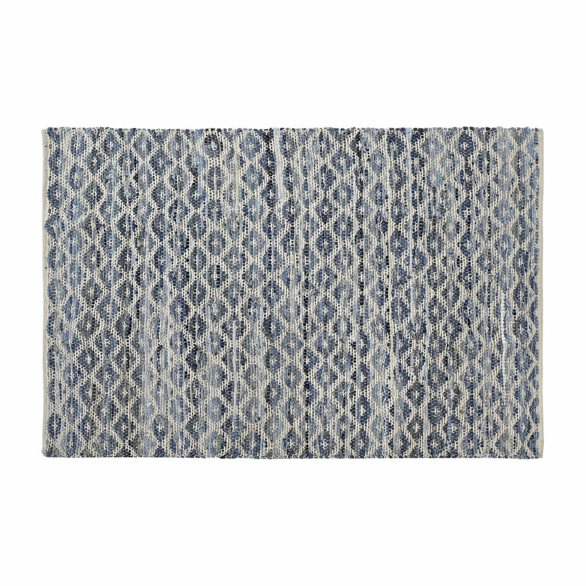 Matta DKD Home Decor Blå Vit (120 x 180 x 1 cm) - 9