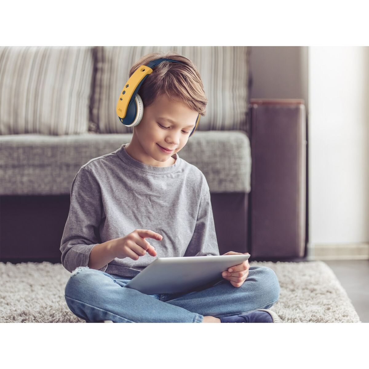 Bluetooth Hörlurar med Mikrofon JVC HA-KD10W Gul Blå - 9