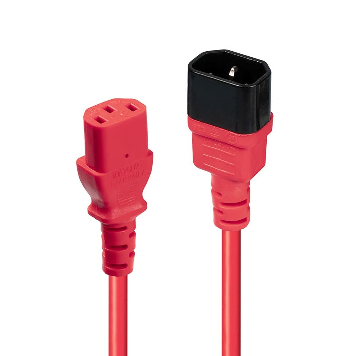 Elkabel C14/13 LINDY Röd