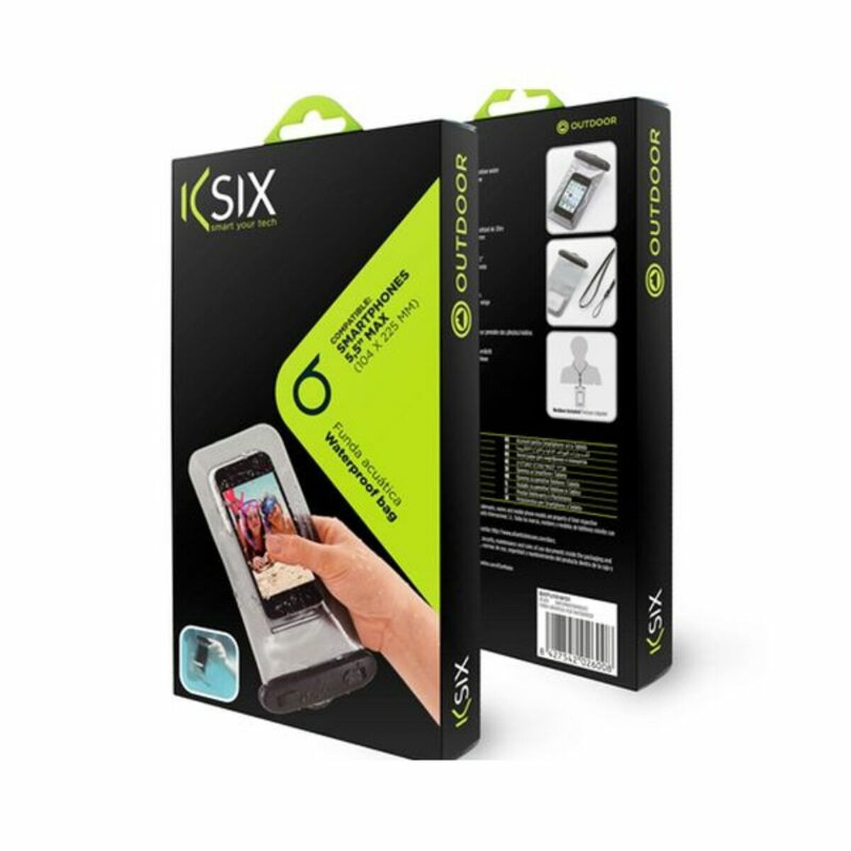 Mobilfodral KSIX Transparent (Nedsänkbar) - 18