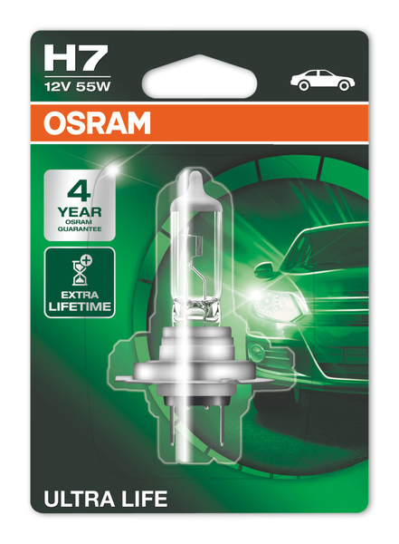 Glödlampa för bil Osram 64210ULT-01B H7 12V 55W