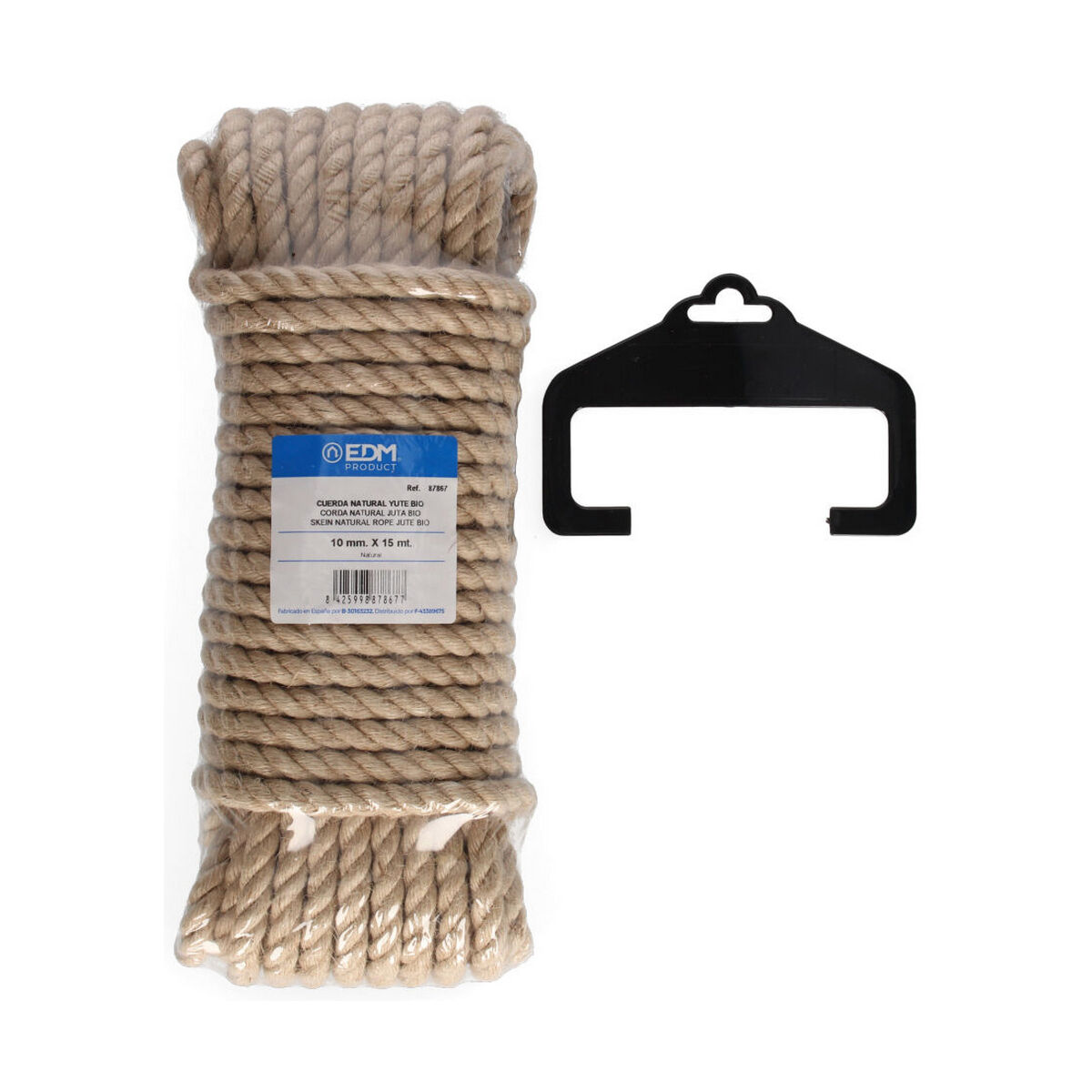 Snöre EDM 87867 Naturell Jute 15 m - 3