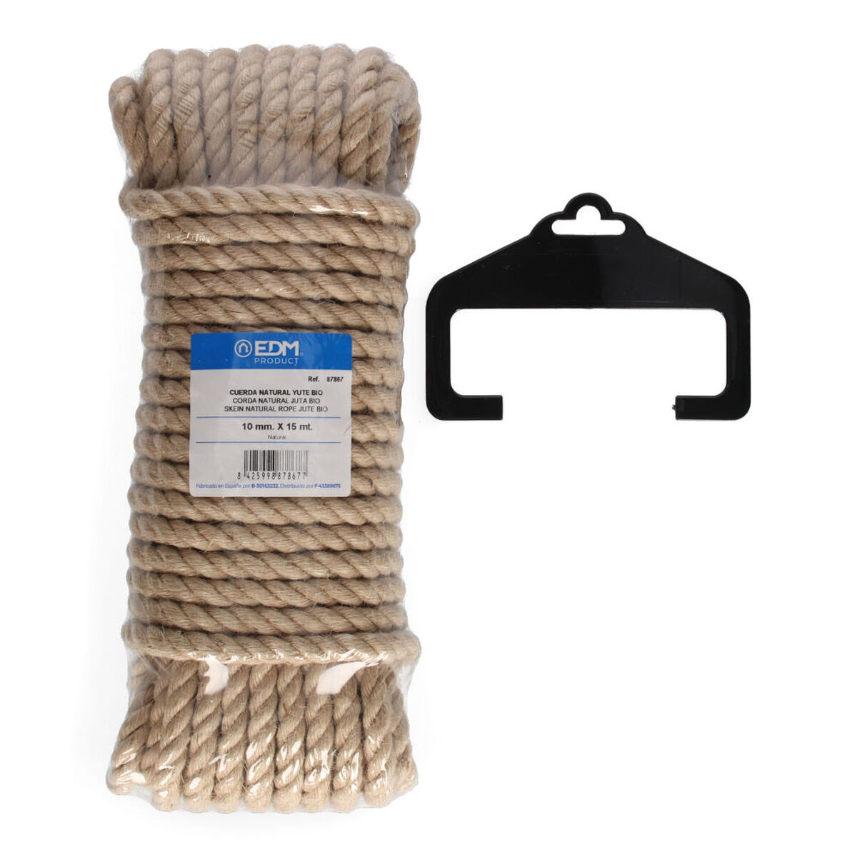 Snöre EDM 87867 Naturell Jute 15 m - 5
