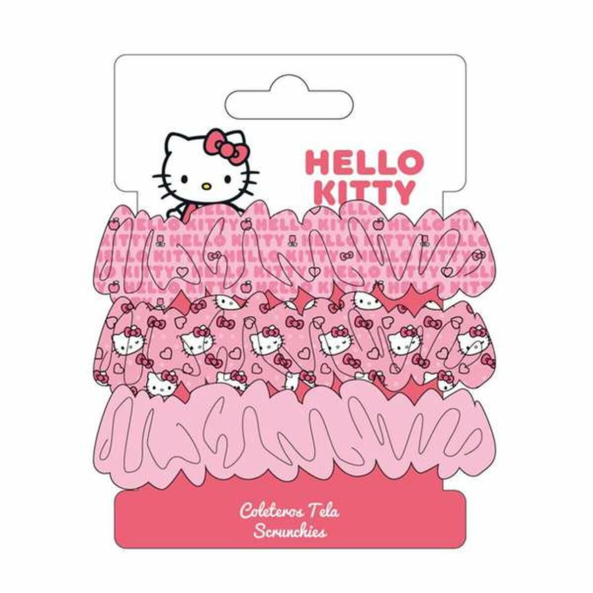 Hårband Hello Kitty Fuchsia 3 Delar