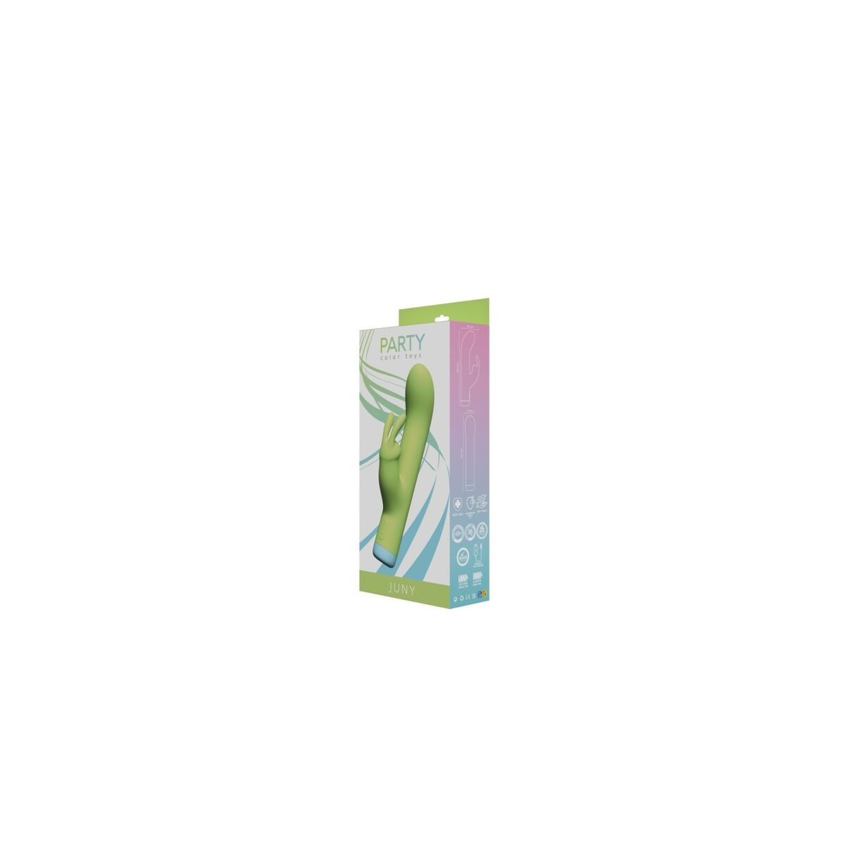 Dubbelvibrator Dual Stimulation Vibe Party Color Toys - 2