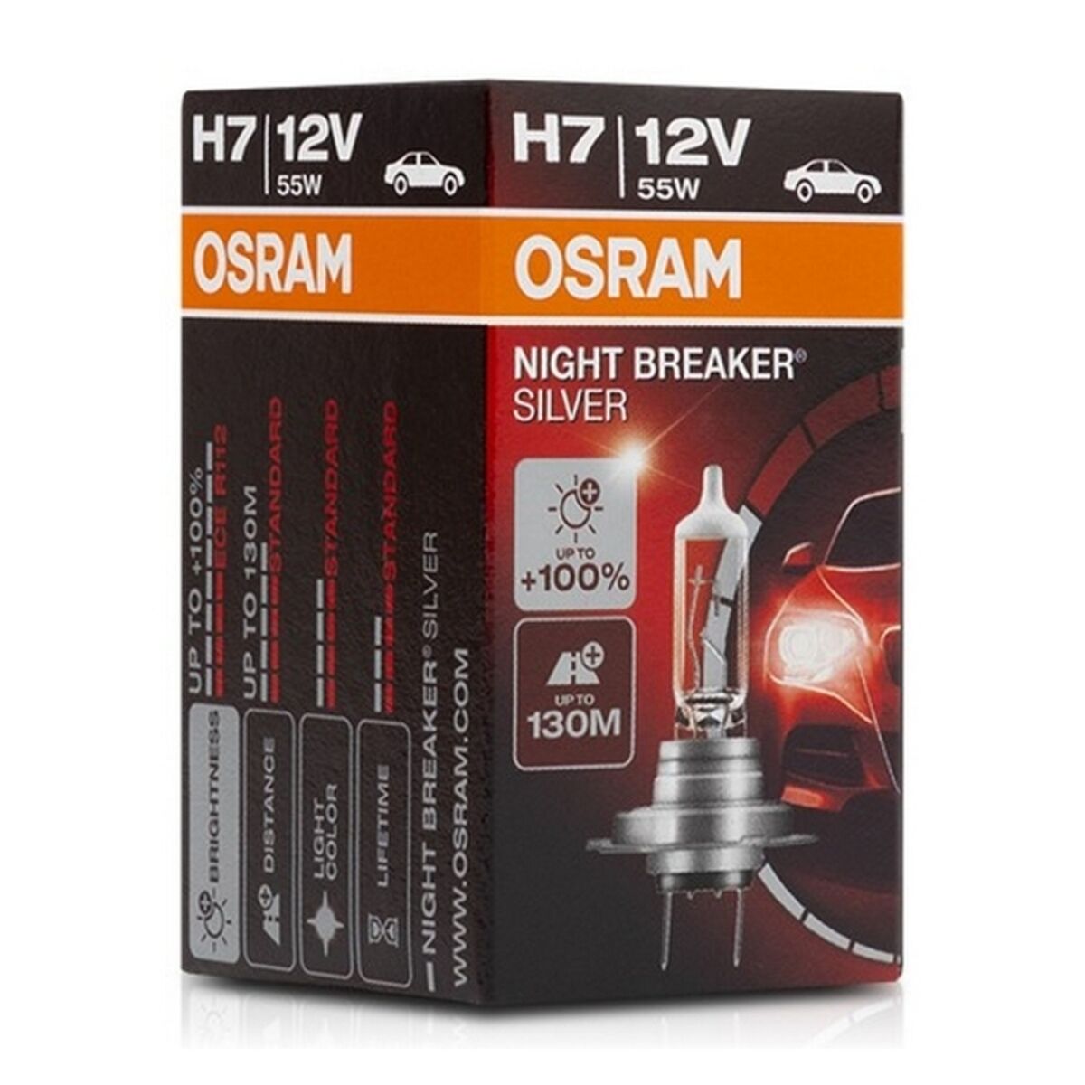 Glödlampa för bil Osram 64210NBS H7 12V 55W - 8