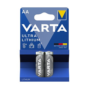 Batterier Varta Ultra Lithium 1,5 V (2 antal)