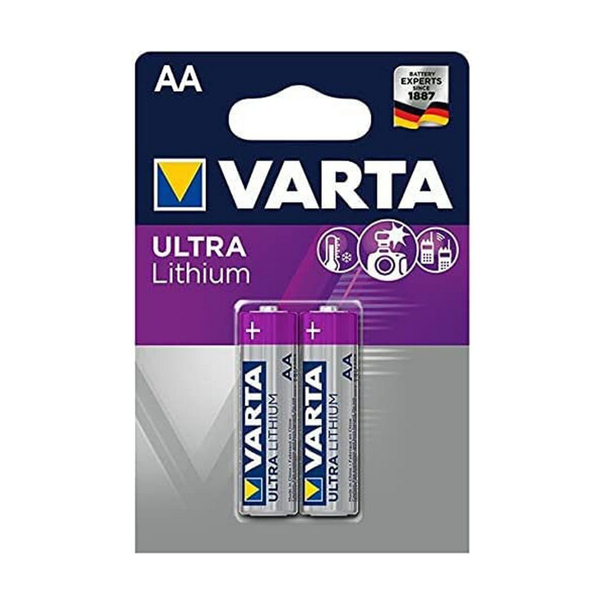 Batterier Varta Ultra Lithium 1,5 V (2 antal) - 2