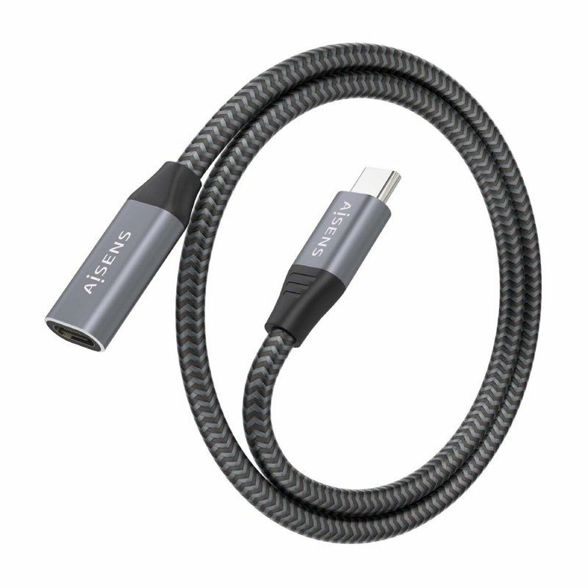 Skarvsladd USB Aisens A107-0636 Grå 2 m (1 antal) - 2