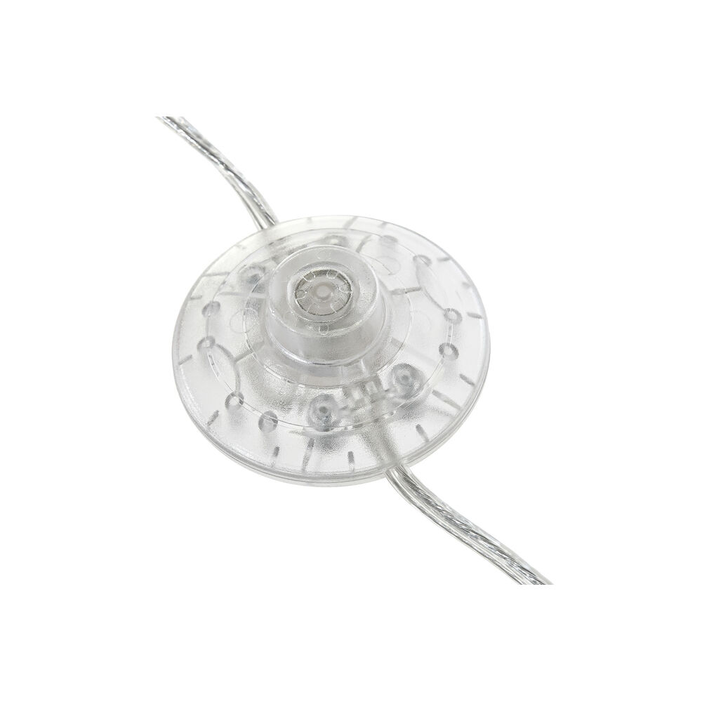 Golvlampa DKD Home Decor Metall Vit Fjäder (40 x 40 x 150 cm) - 4