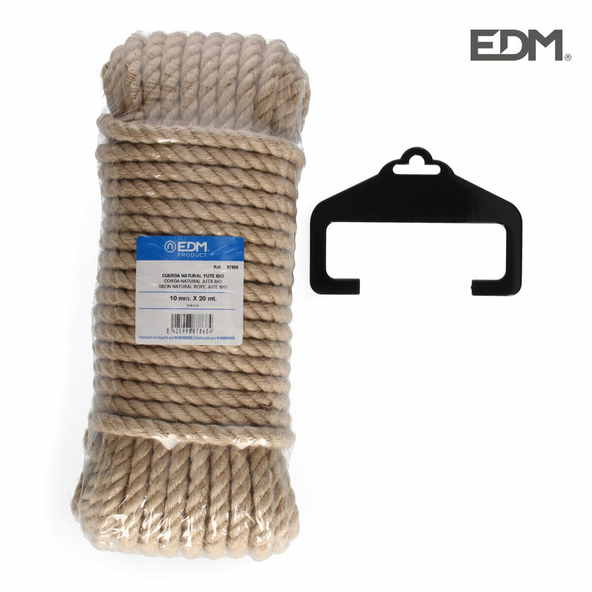 Snöre EDM 87868 Naturell Jute 20 m