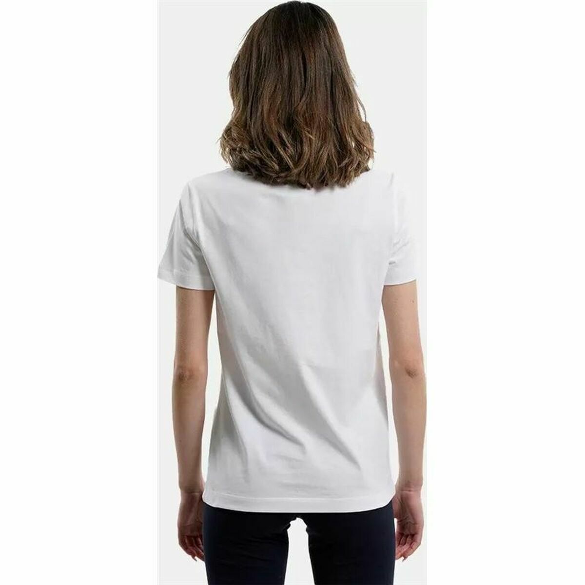 T-shirt med kortärm Dam Champion Crewneck  Vit - 6