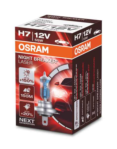 Glödlampa för bil Osram 64210NL H7 12V 55W