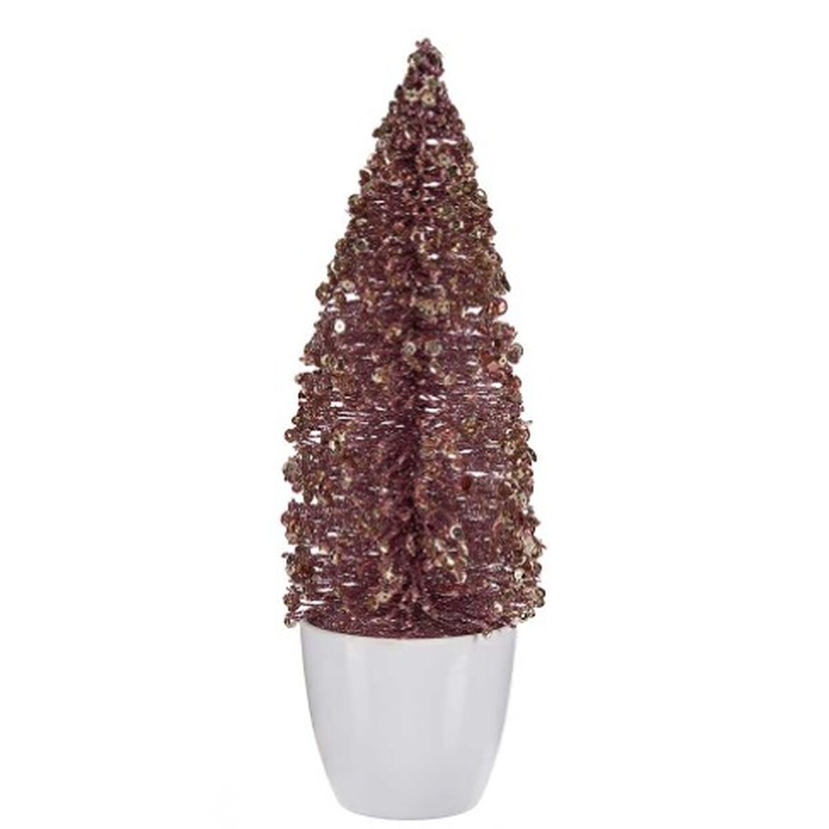 Julgran Krist+ Rosa Gyllene Plast Julgran 9 x 28 x 9 cm (6 antal) - 2