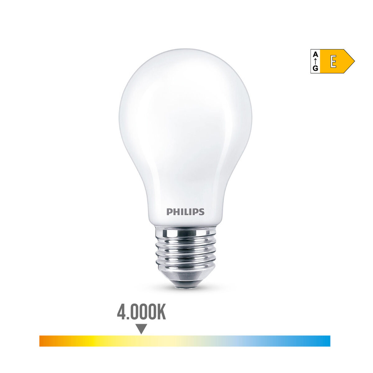 LED-lampa Philips Standard E 8,5 W E27 1055 lm Ø 6 x 10,4 cm (4000 K) - 3