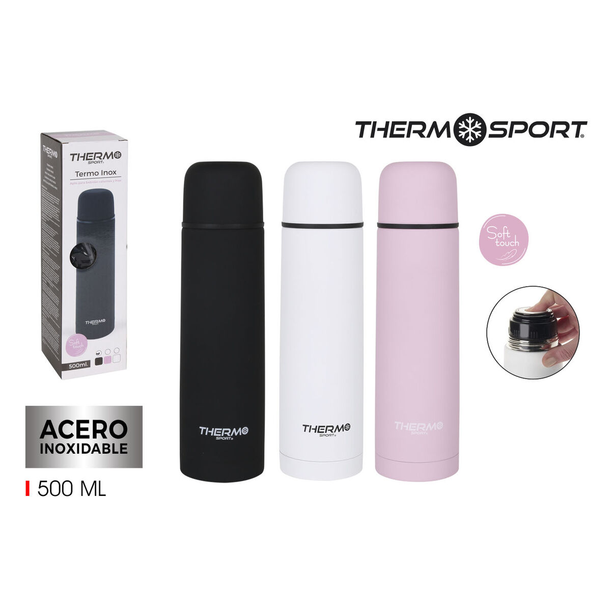 Termos ThermoSport Rostfritt stål (Renoverade A) - 4