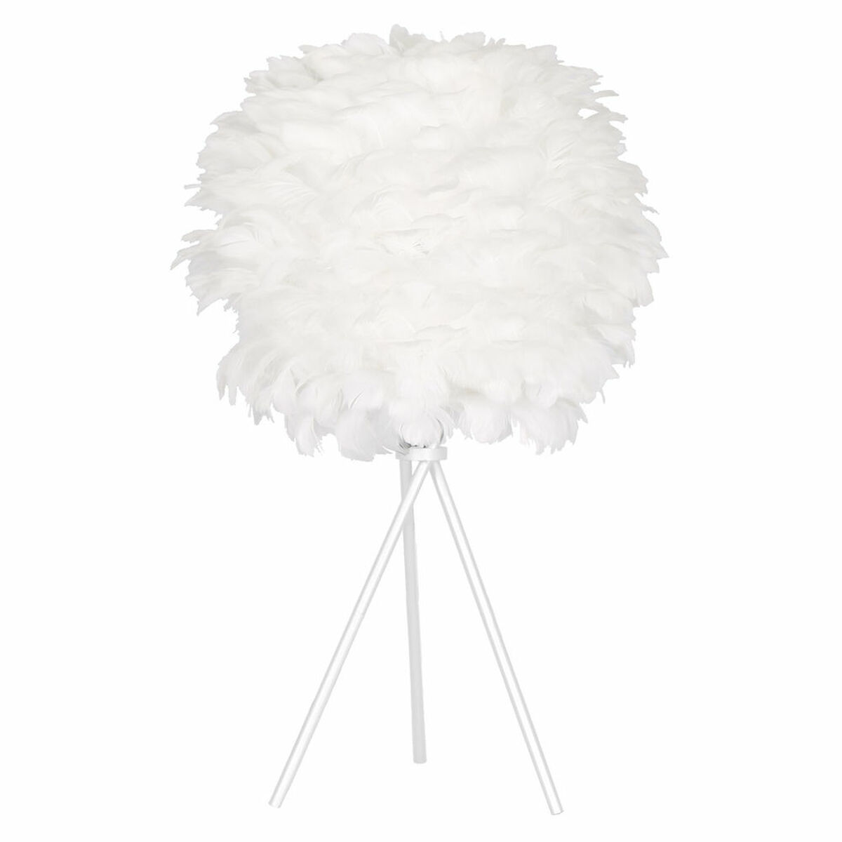Bordslampa DKD Home Decor Vit Metall Fjäder (42 x 42 x 60 cm) - 2