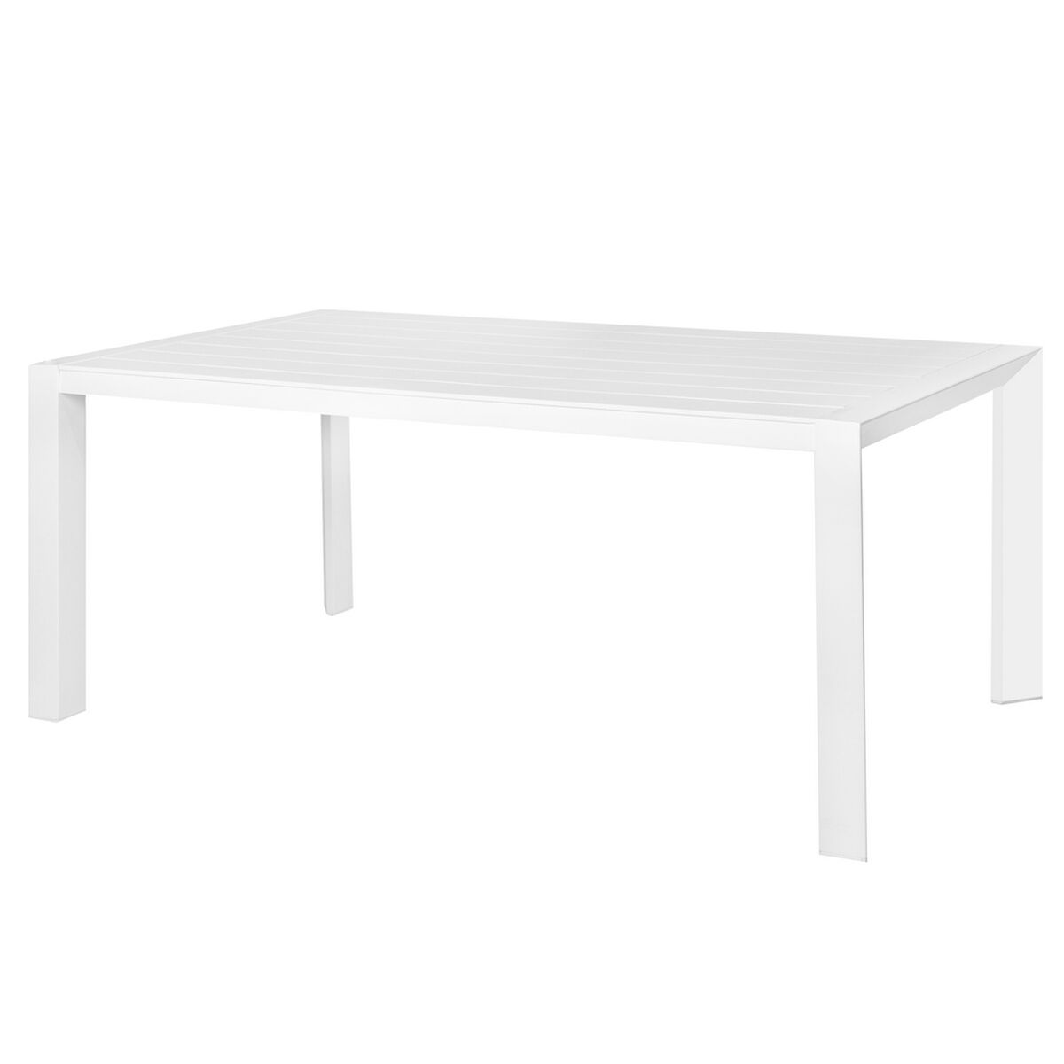 Matsalsbord Io Vit Aluminium 180 x 100 x 75 cm