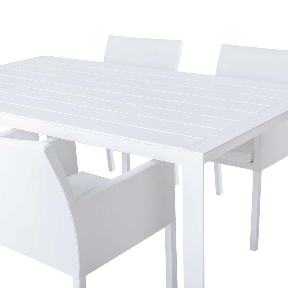 Matsalsbord Io Vit Aluminium 180 x 100 x 75 cm - 3