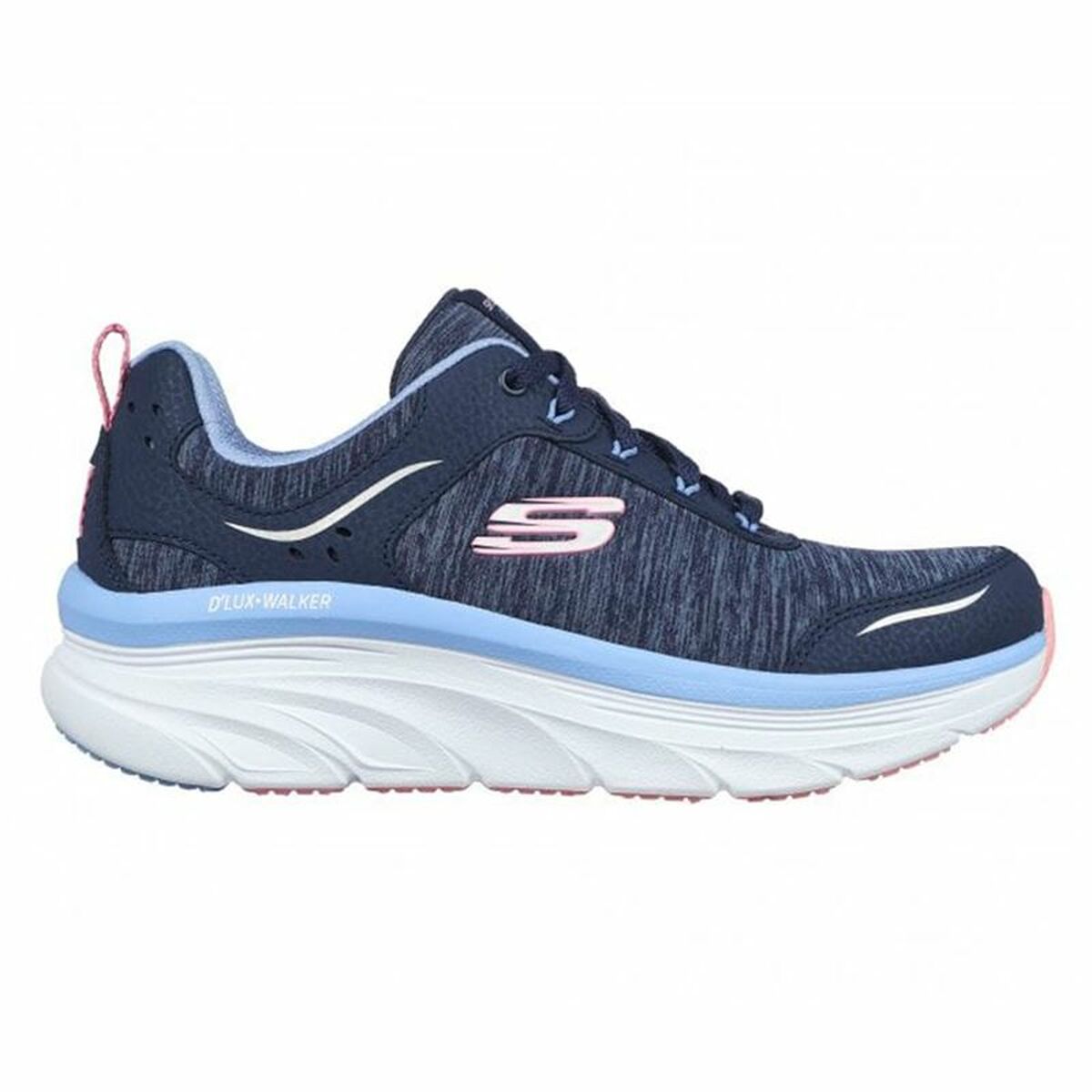 Gymnastiksko, Dam Skechers D'Lux Walker Cool Marinblå
