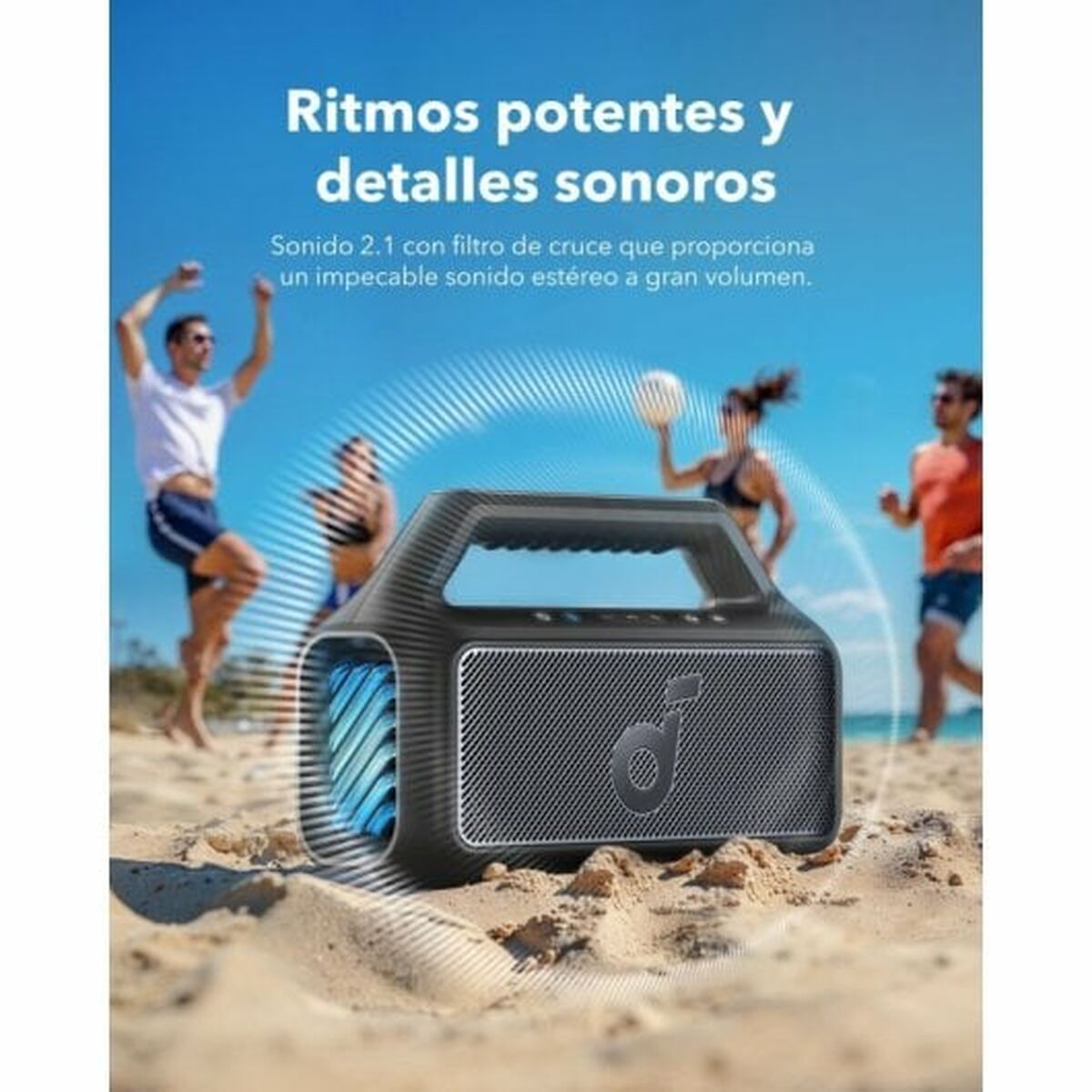 Bärbar Bluetooth Högtalare Soundcore A3138011 Svart 80 W - 6