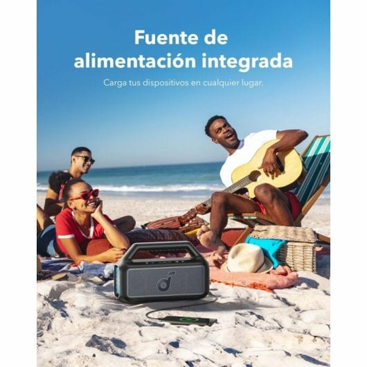 Bärbar Bluetooth Högtalare Soundcore A3138011 Svart 80 W - 7