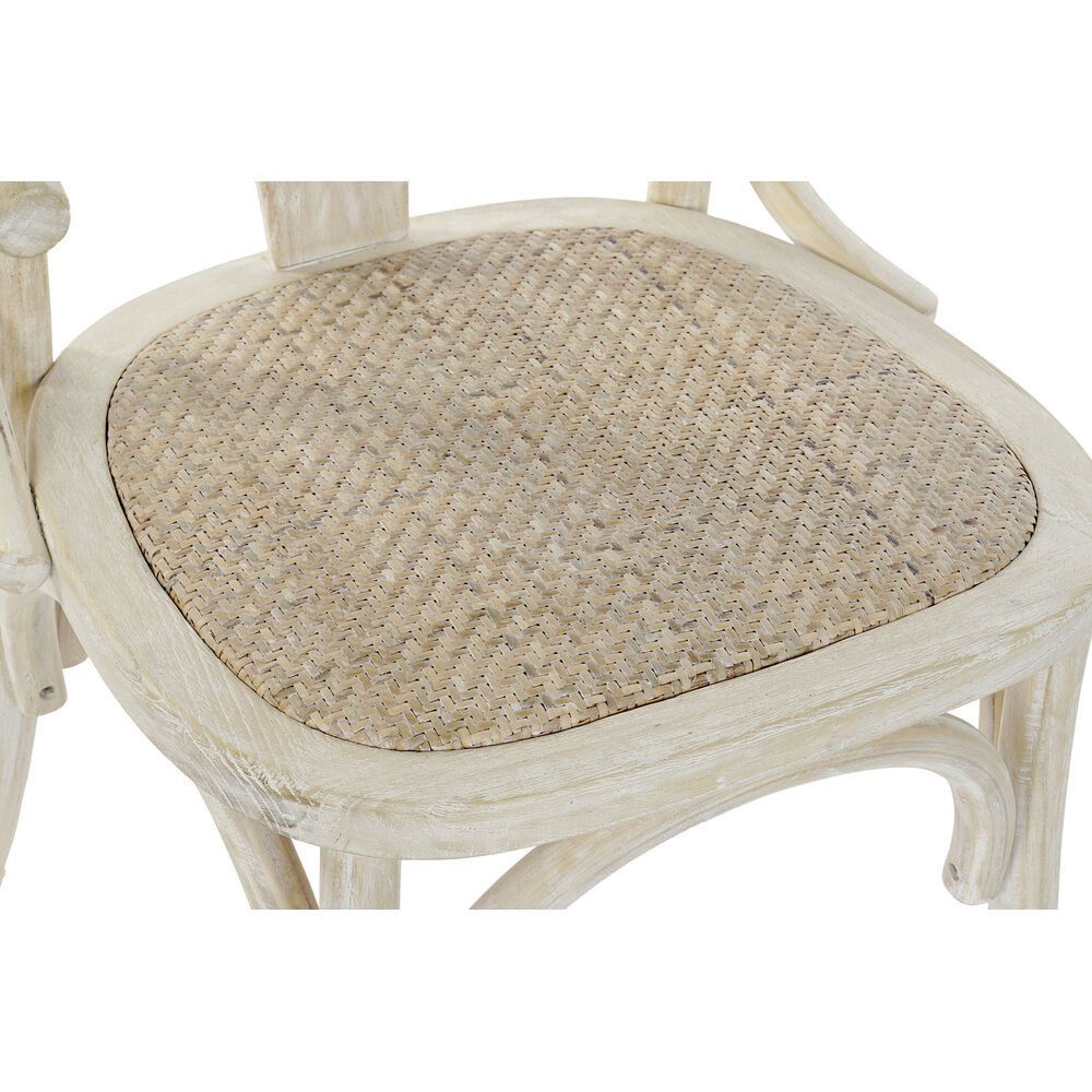 Matsalsstol DKD Home Decor Vit 56 x 50 x 76 cm - 2