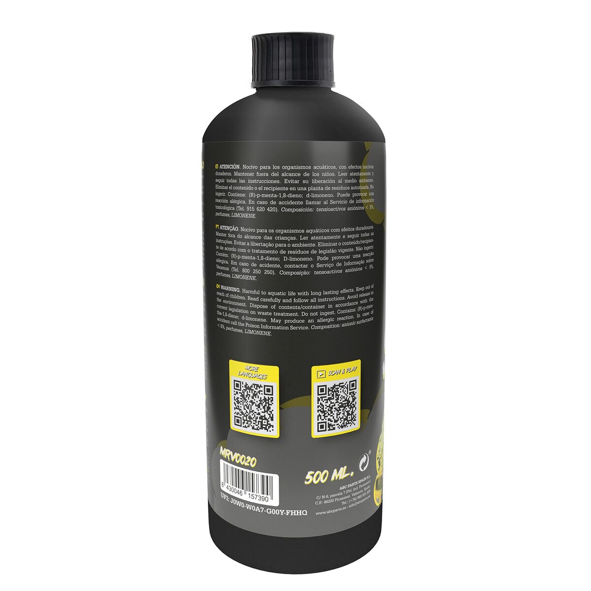 Bilschampo Motorrevive Snow Foam Gul Koncentrerad 500 ml - 3