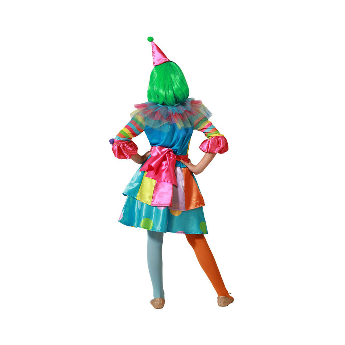 Maskeraddräkt för barn Kvinnlig clown 7-9 år - 3