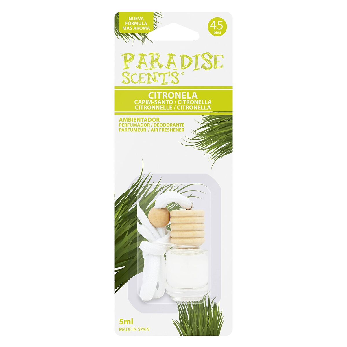 Billuftfreser Paradise Scents PER80180 Upphängningssladd Citronella 5 ml - 4