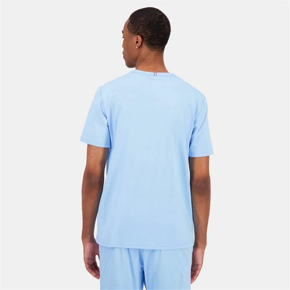 T-shirt med kortärm Herr Le coq sportif Monochrome N°3 Aquamarine - 2
