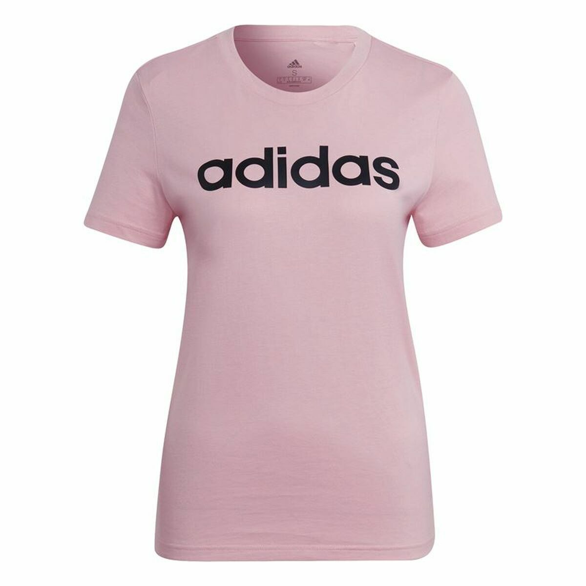 T-shirt med kortärm Dam Adidas Loungewear Essentials Slim Logo Rosa - 15