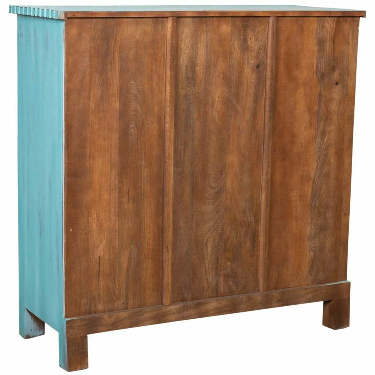 Skänk Alexandra House Living Blå Mangoträ 41 x 101 x 101 cm - 4
