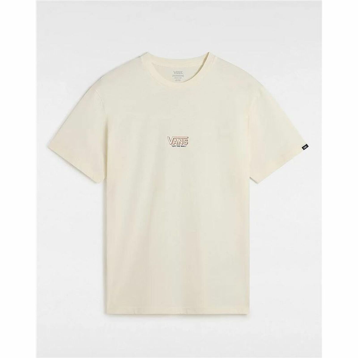T-shirt med kortärm Herr Vans tander Ss Crew Vit - 2