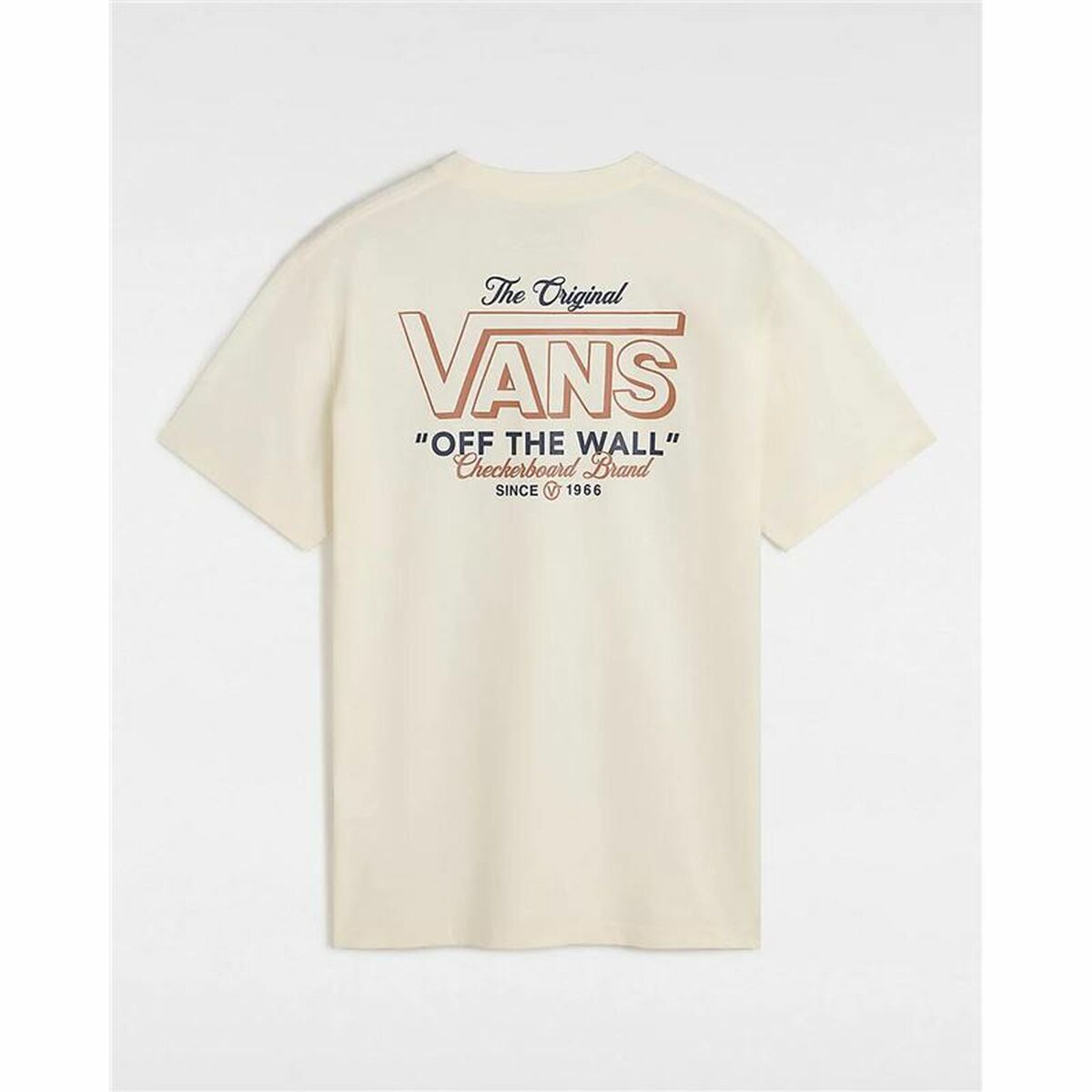 T-shirt med kortärm Herr Vans tander Ss Crew Vit - 3