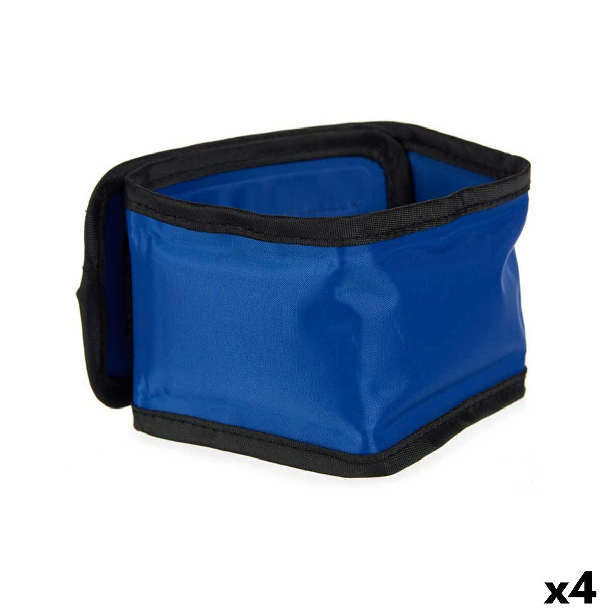 Hundhalsband Mascow Blå Svart Polyester PVC Gel 6,5 x 1 x 45 cm Kylning (4 antal)