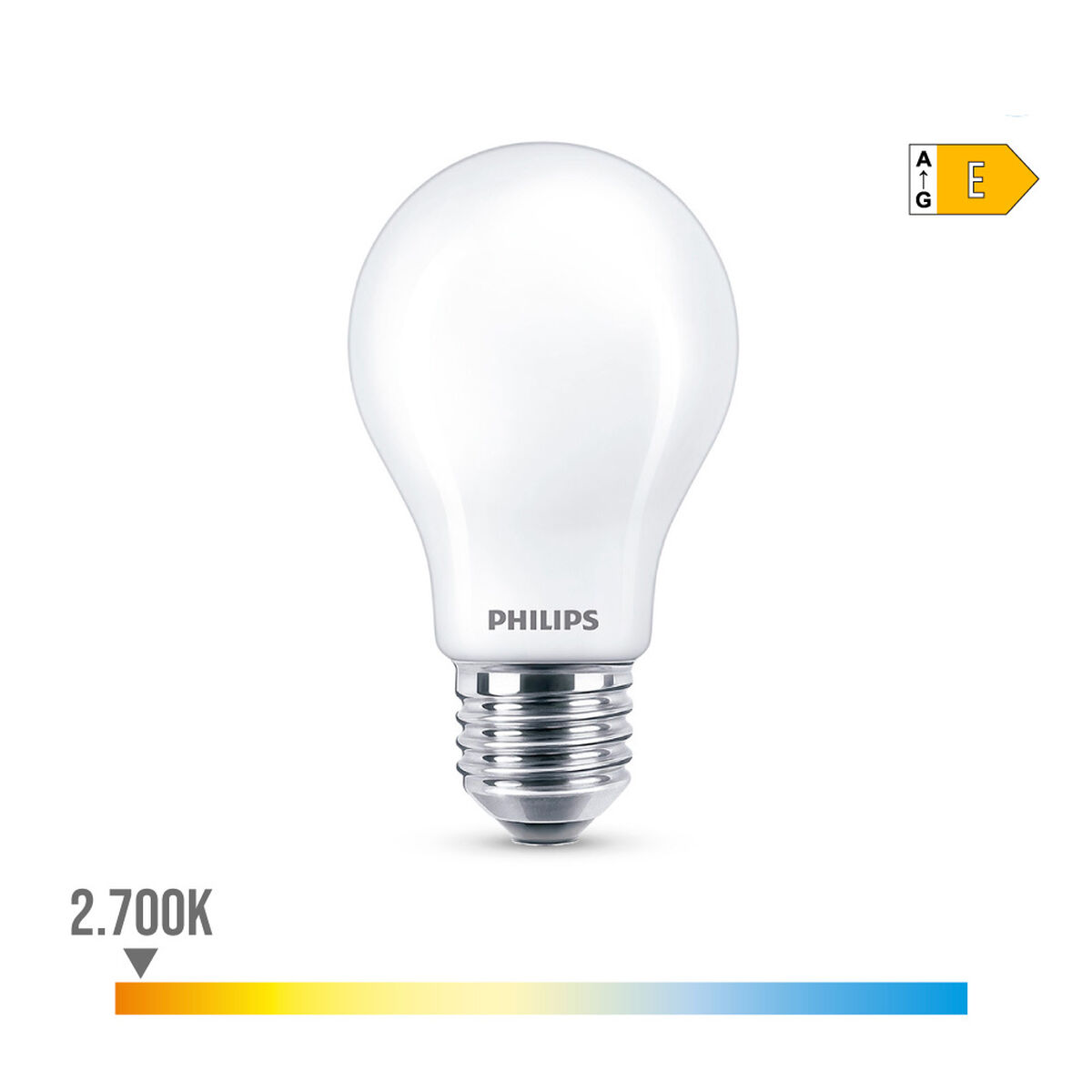 LED-lampa Philips ø 6,6 x 10,4 cm E 8,5 W E27 1055 lm Ø 6 x 10,4 cm (2700 K) - 3