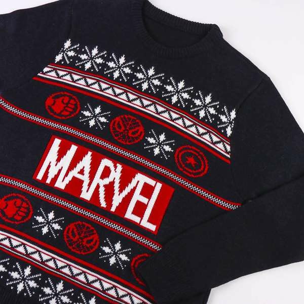 Tröja Unisex Marvel Mörkblå - 3