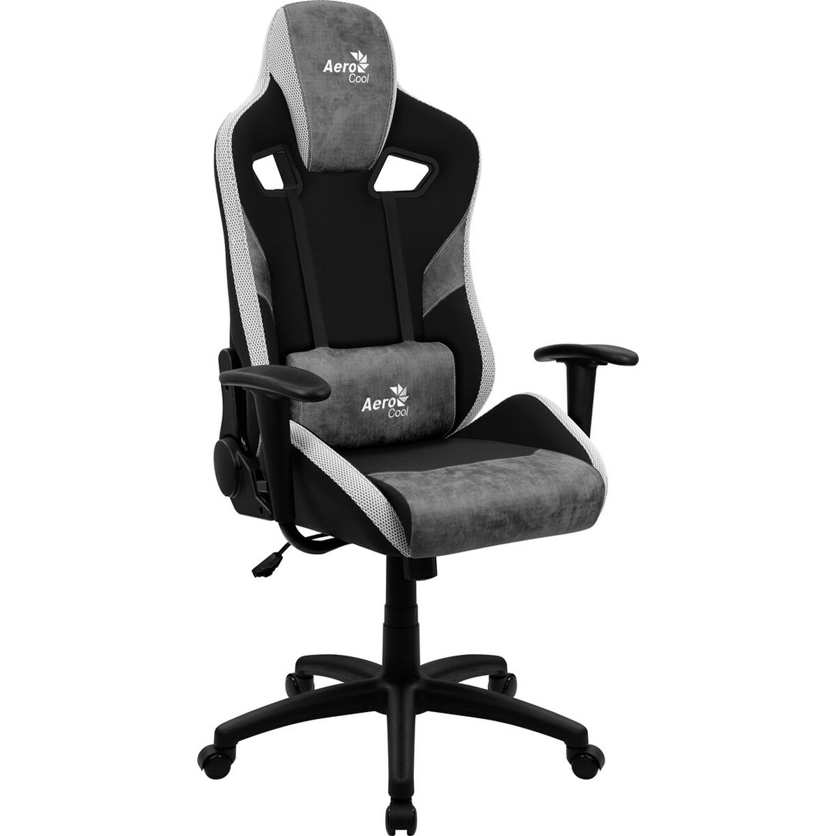 Spelstol Aerocool COUNT AeroSuede 180º Svart Grå - 5