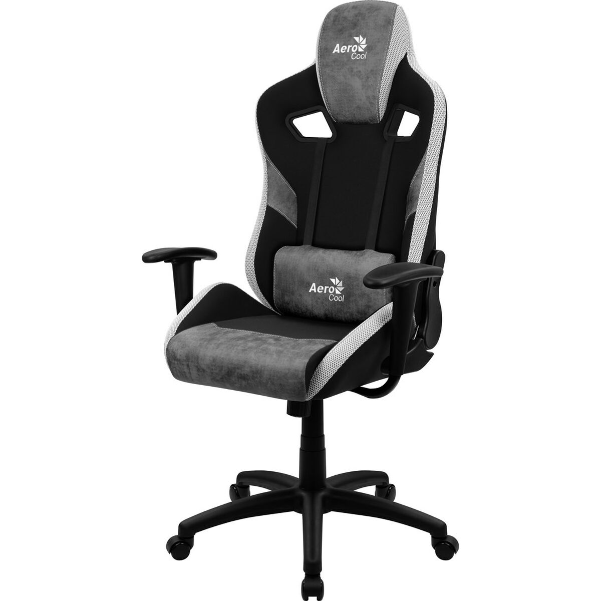 Spelstol Aerocool COUNT AeroSuede 180º Svart Grå - 4