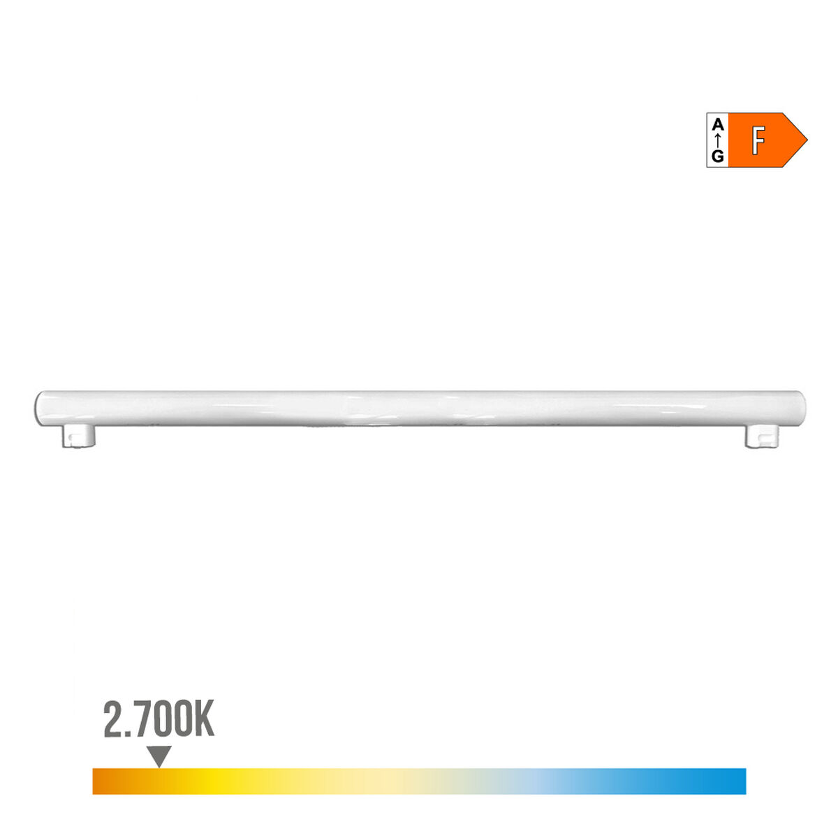 LED Tub EDM 98809 Linestra F 18 W 120 W 115 W S14S 1800 Lm 1450 Lm Ø 3 x 100 cm (2700 K) - 3