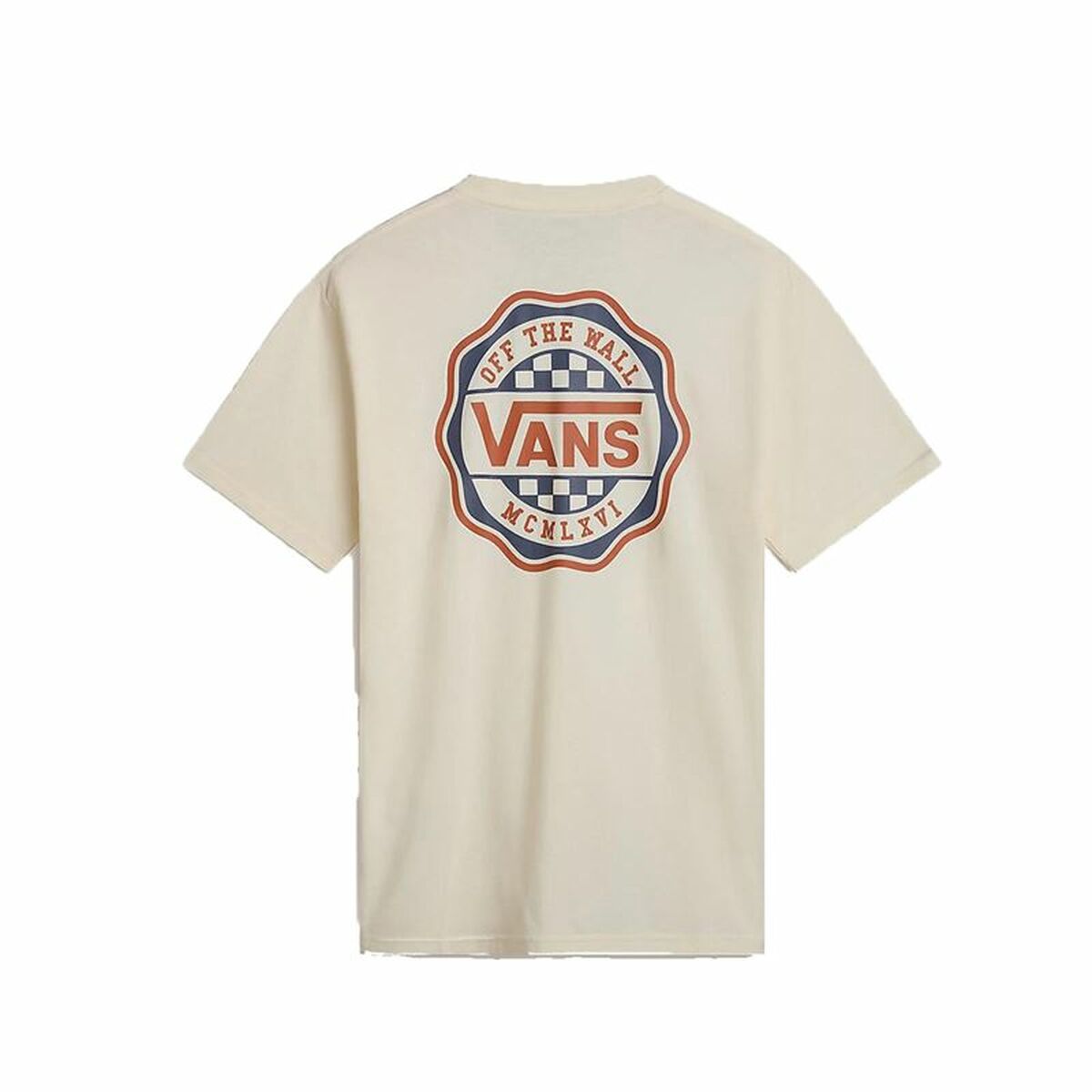 T-shirt med kortärm Herr Vans Hawl Pass Ss Crew Beige - 2