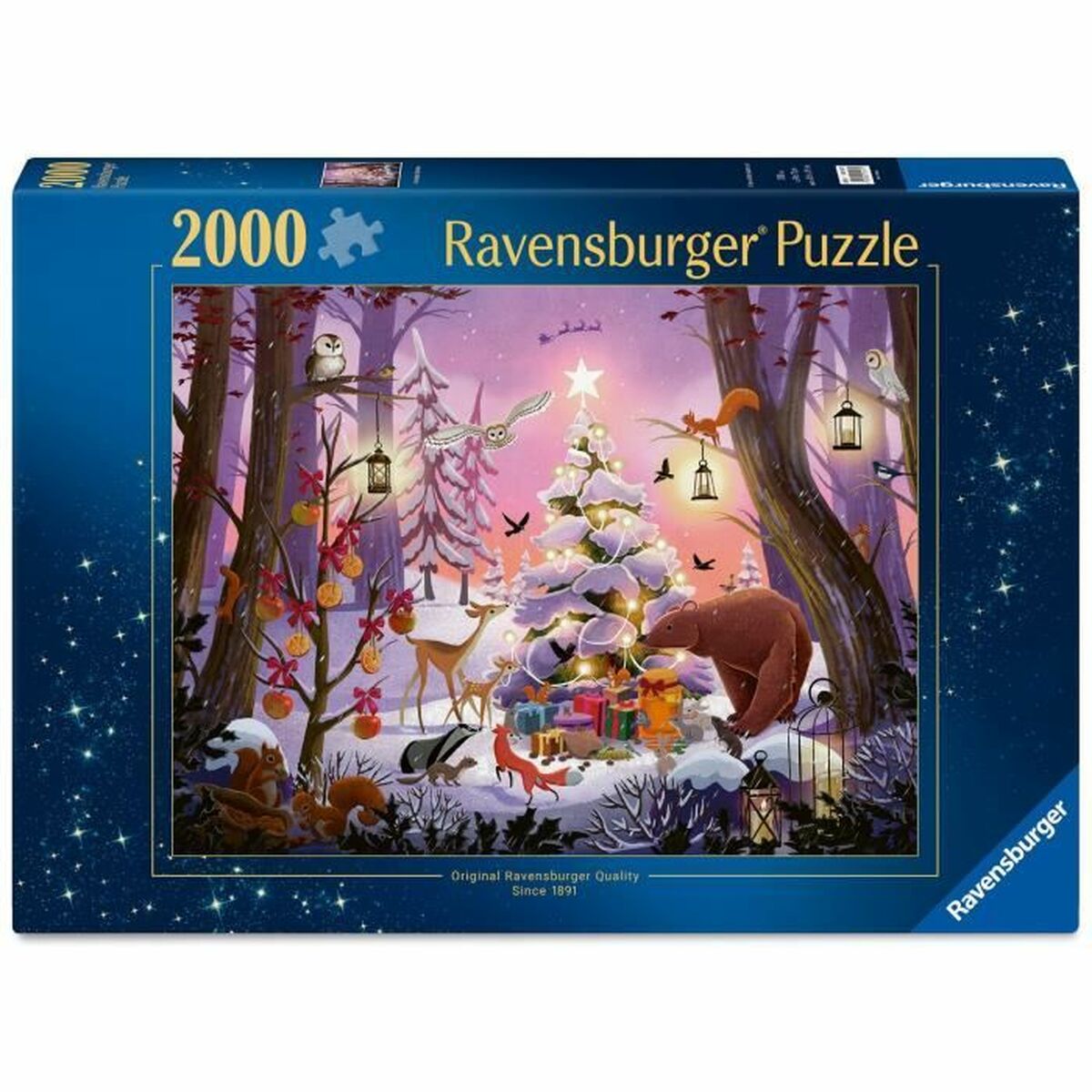 Pussel Ravensburger NAVIDAD EN EL BOSQUE 2000 Delar