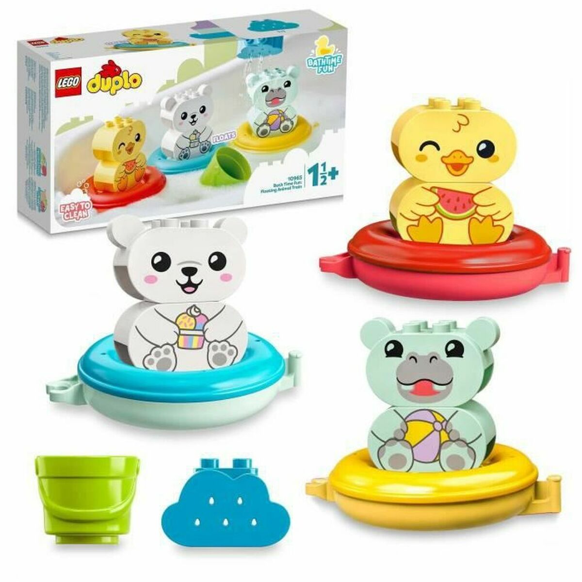 Byggspel + figurer Lego 10965 DUPLO Bath Toy Multicolour - 3