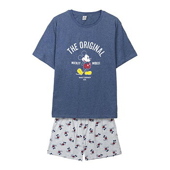 Pyjamas Mickey Mouse Mörkblå (Vuxna) Män