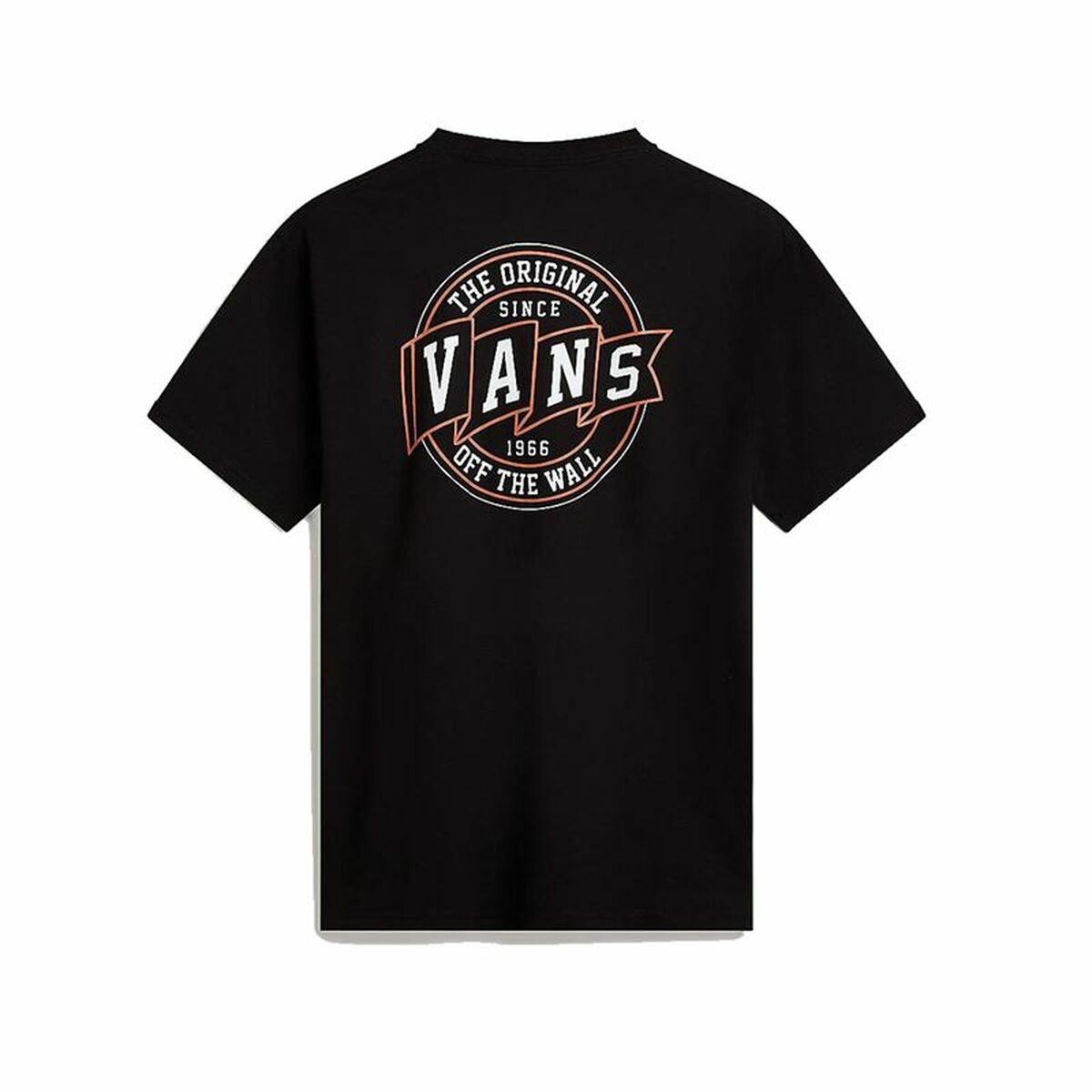 T-shirt med kortärm Herr Vans Og Pennant Ss Crew Svart - 2